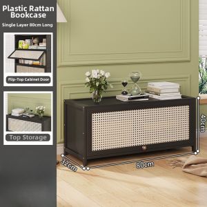 Narrow Wooden Display Bookcase
