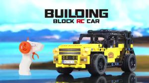 ซีโอดีแข่งรถบล็อกความเร็วรถสปอร์ตการควบคุมระยะไกลของเล่นประกอบกระบวนการบล็อกแบบจำลองเด็กของขวัญสำหรับเด็ก ตัวต่อ