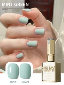 1Pc 15ML Màu Xanh Bạc Hà Gel Móng Tay Bán Vĩnh Cửu UV LED Làm Móng Nghệ Thuật Cho DIY Salon Ngâm Acrylates/Carbamate Copolymer Dimethicone