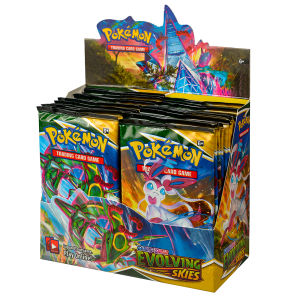 Takara Tomy | Pokemon Sword & Shield Evolving Skies Booster Box - 36 Pack Trade Card Game Ready to Ship