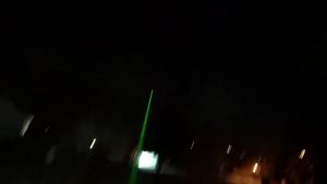 Green Laser Pointer Pen Green Light High Power Lazer Torch Flashlight Light with A Starry Head AAA Battery