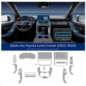 Toyota Land Cruiser J300 2022 Nội Thất Ô Tô TPU Bảo Vệ Phim Chống Trầy Xước Trong Suốt Miếng Dán Bảo Vệ Ô Tô Chống Trầy Xước Tự Phục Hồi