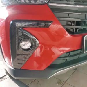 Perodua Ativa Front Fog Lamp Frame Carbon Chrome Trim Gear Up Gearup Light Accessories 2020 2021 2022 2023 2024