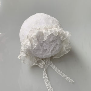 Cute Princess Lace Halogen Door Cap Thin Breathable Lace Sun Protection Mesh Cap Baby GIRLS Baby Hat Summer