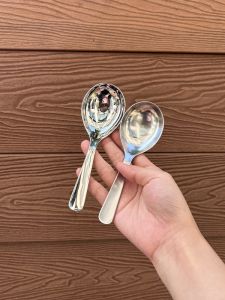 Thìa Ăn Bát Canh Bằng Thép Không Gỉ 304 Đầu Tròn Lớn Dùng Tại Nhà Thìa Ăn Sâu Dụng Cụ Ăn Uống Thiết Yếu Từ Trung Quốc Đại Lục