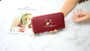 Ví nữ cầm tay hai ngăn con bướm VCT100 - COBALA VÍ TÚI XINH