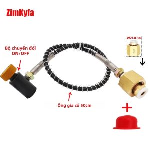 Bình Khí CO2 Soda Club Bình Chứa Khí Carbon Dioxide Với Đầu Nối W21.8-14 CGA320 Bộ Chuyển Đổi Sạc Cho Máy Làm Nước Giải Khát Có Ga Sodastream