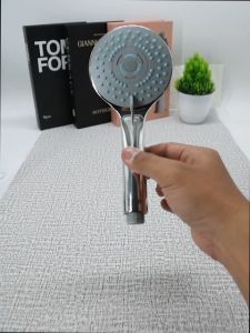 Hand Shower Tanpa Selang Simple Kamar Mandi Bahan Abs Chrome High Quality HS-77