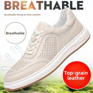 DRAGON-FLY | New Summer Mens Breathable Soft Bottom Leather Sandals