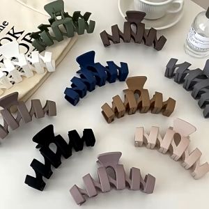 Jedai Jepit Rambut Jepitan Wanita Doff Matte Ukuran 11 cm Model ZIG ZAG Warna Warni Aksesoris Fashion Gaya Korea Korea Thailand Premium Ori Original