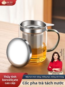 Heqing | Ly Thủy Tinh Pha Trà và Nước Văn Phòng Dung Lượng Lớn