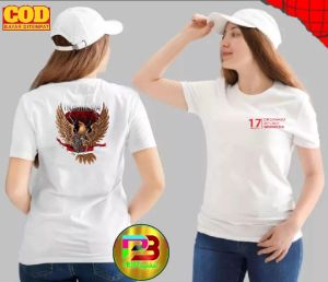 Baju Kaos 17 Agustos Merah Putih Combet 30s Bisa Custom Nama/Gambar anak Pilihanmu