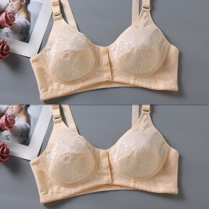 Pure Cotton Maternity Bra No Wire Vest Style Front Button Womens Underwear Comfortable Breathable Sweat Absorbent Basic Color