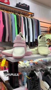 Giày Deadlift Squat giày tập gym nữ MGER chạy bộ đế cao su bằng bám sàn vải lưới thoáng khí nhẹ mã số G005