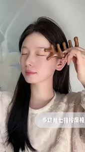 Nexlent Massage Comb Scalp Meridian Blood Circulation Facial Scraper Massage Tool