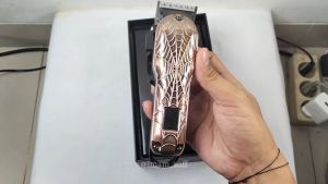 Paket Alat Cukur Barbershop Kemei KM-2616 LCD Display Mesin Pangkas Dan Potong Rambut Cas