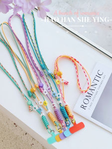 Outdoor Climbing Long Strap Phone Necklace Crossbody Adjustable Phone Lanyard Anti-Loss Durable Polyester for Women Traveling