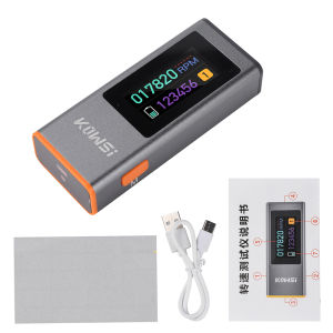 Mini Laser RPM Tachometer DC 5V 0.96-inch TFT Display Non‑Contact Laser Tachometer With Infrared Laser Sensor for Motors Fans