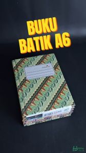 Buku Batik A6 100 Lbr Buku Oktavo Buku Catatan Buku Sampul Keras Buku Kecil
