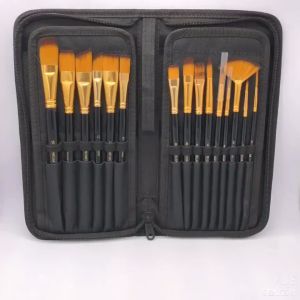 [DA ĐEN - QUẬ] Bộ 15 Cọ Keep Smiling Kèm Túi Đựng Cao Cấp