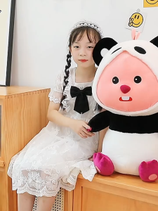 gấᴜ Bông Hải Ly Loopy màu Hồng Hải Li Cosplay Hottrend Siu đáng yêu K15T4