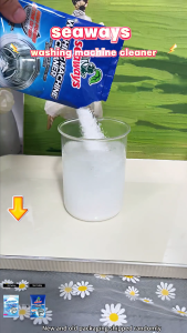 Top Seller WASHING MACHINE CLEANER POWDER 125g | High-Powered Active Oxygen Technique | Compatible for All Type of Washers | Washing Machine Mold Remover | 99.9% Antibacterial Sterilization | Effectively Removes Residue | Helps Removes Odor | Easy to Use.