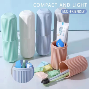 Travel Toothbrush Case Portable Toothbrush Storage Box Toothbrush Travel Containers Wash Cup Holder Organizer for Trips and Daily Use