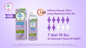 My Baby Minyak Telon Plus Eucalyptus Lavender Long Protection Kemasan 30 ml / 60 ml / 90 ml / 150 ml