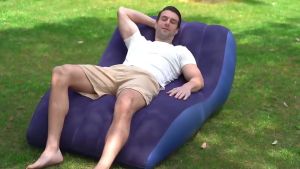 GOOGOO BIRD S-Shaped Inflatable Sofa Lounge Chair Sofa Bed For Indoor Living Room Bedroom Outdoor Travel Balcony Backyard Camping Picnic