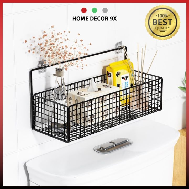 Kệ Đề Đồ Nhà Tắm Dán Tường Hình Chữ Nhật, Kệ Để Mỹ Phẩm Gia Vị Nhà Bếp ...