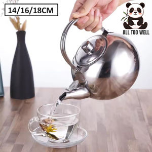 Vixplorn 1.2L Stainless Kettle Teapots Removable Coffee Pot with Infuser Filter Water Kettle Pot Tea Maker