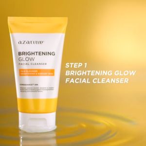 Azarine Brightening Glow Facial Cleanser with Symradiance® 399 Gentle Facial Wash Mencerahkan Untuk Kulit Kusam