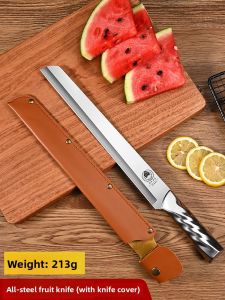 plys | Large Stainless Steel Fruit Knife Set for Watermelon and Winter Melon Cutting