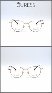 Gọng kính titanium 88035DB 1106 thời trang nữ cao cấp siêu nhẹ siêu bền OURESS