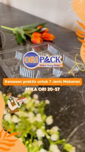MIKA DUS NASI SEKAT 7 MIKA 20X20 CM MIKA ORI 20S7 MIKA 7 SEKAT FOOD GRADE PER PAX