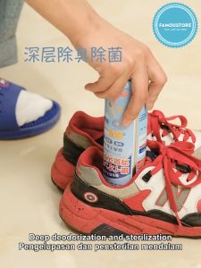 Famoustore Shoe Deodorant Spray Deodorizer Antibacterial Odour Remover Sneaker Freshener Shoes Spray Smell Shoe Spray Pewangi Kasut Berbau Busuk Spray Kasut Berbau 鞋子除臭喷雾 除臭喷雾鞋子