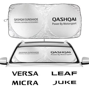 Car Windshield Sunshades For Nissan Qashqai Leaf Juke Micra 350Z 370Z Armada Elgrand Kicks Livina NV200 Pathfinder Serena Versa
