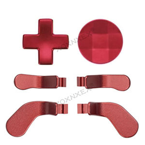 Replacement Metal Thumbsticks D‑Pad Trigger Buttons 6‑in‑1 Metal Paddles for Xbox One Elite Series 2 Controller Repair Parts