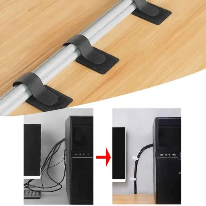 Cable Ties Cord Storage Wire Organizer and Cables Strap Tools Desktop ...