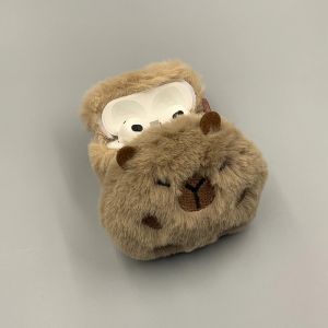 Ốp Điện Thoại Capybara Water豚airpods Sang Trọng Bluetooth Không Dây Ipod Thế Hệ Thứ 2 Vỏ Tai Nghe Apple Airpods Thế Hệ Thứ 3 Airpods Pro Bảo Vệ Chống Rơi Thế Hệ Thứ 2 Vỏ Lớp Ngoài