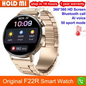 F22R Smartwatch heart rate and blood glucose monitoring IP68 waterproof swimming wear temperature sleep detection suitable for Android and IOS