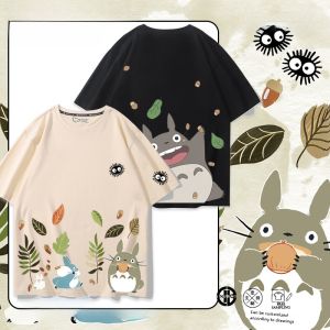 Couples Short Sleeve T-Shirts Pure Cotton Casual Summer Clothes Men Women Loose Fit round Neck Printed Tees Trendy Streetwear