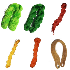 1mm Red Cord Knotting Cord Nylon Red Thread Line for making Lucky Bracelet Lantern Hang Chinese New Year Charm RedCord making Lucky friendship Bracelet color Cord Gold color Cord Golden Cord decoration cord gift string tie gifts