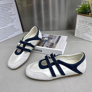 Retro Silk-feel Ballet Style Easy-on Casual Shoes