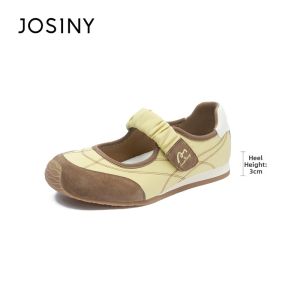 Josiny | Thick Sole Summer New Ballet Dentrainement Shoes Soft Bottom with Magic Tape Women Shoes