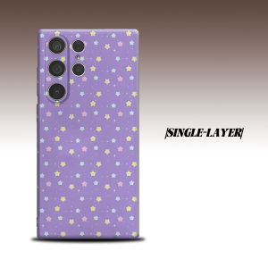 Pastel Stars For Samsung Galaxy S26 S25 S24 A56 A36 Dual Layer Luxury Fashion Full Lens Protective Case