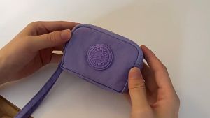 🔥 กระเป๋าสตา สีน่ารัก พกพา 14 สี กับเหรียญสีน้ำเงิน ใส่เหรียญได้ สําหรับผู้หญิง มีซิป3คู่ สีน่ารัก คุณภาพดี