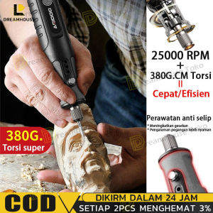 Bor Mini 25000 RPM 28W/12V Mini Drill Electric Engraver Grinder Gerinda Electrik Listrik / Alat Ukir Kayu /Alat Amplas / Alat Pemotong