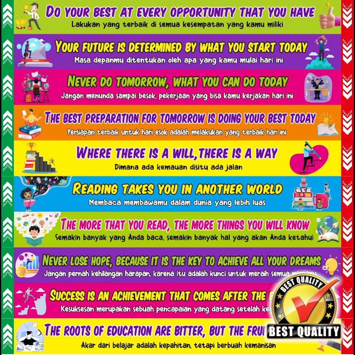 STIKER TANGGA SEKOLAH | Lazada Indonesia