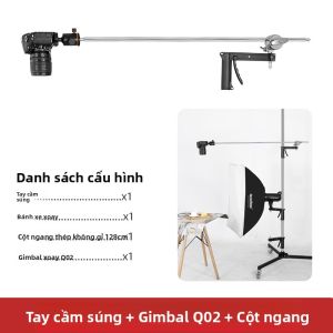 Chân Đèn Chụp Ảnh Trong Nhà Đa Năng Bền Bỉ Có Bánh Xe và Phanh Vật Liệu Thép Không Gỉ